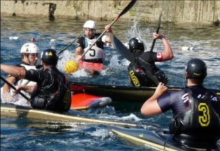  Polo spielen im Wasser 
